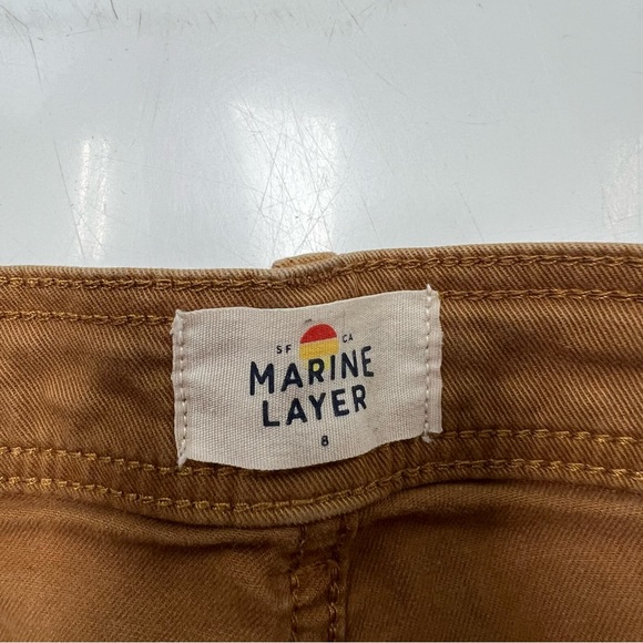 Marine Layer women’s tan wide leg denim pants us8 L102-30 - Picture 6 of 6